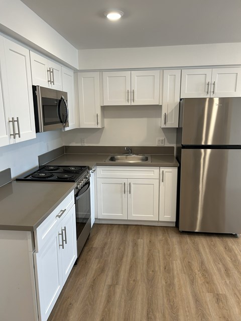 Floor plan for 1 bed, 1 bath, 486 sqft
